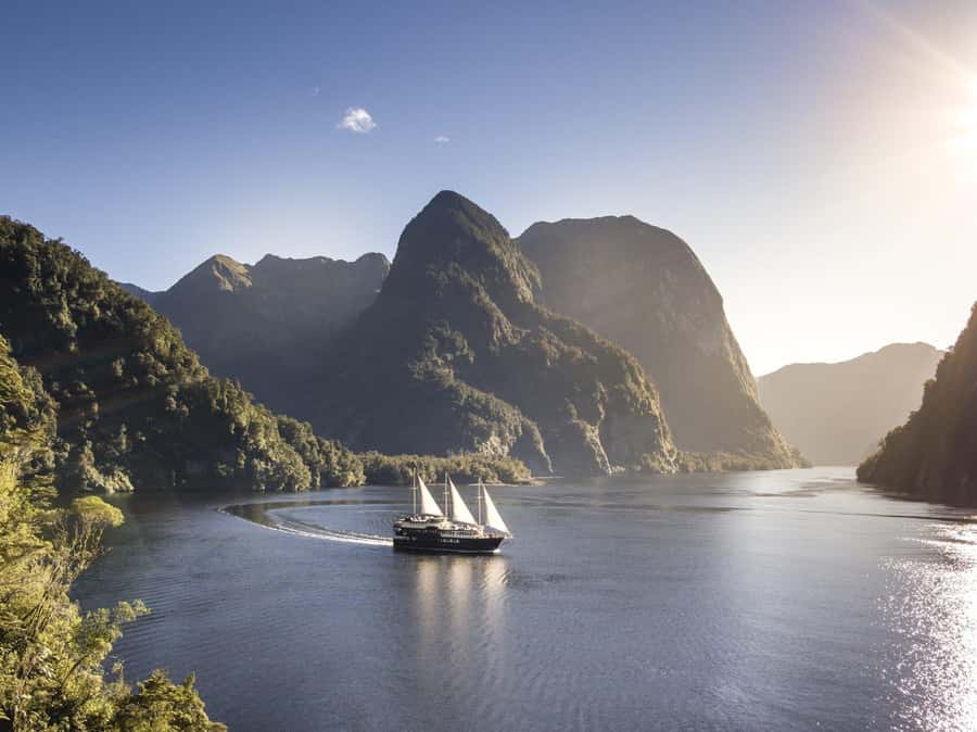 From Queenstown: Doubtful Sound Wilderness Day Trip - Lake Manapouri: the calm before the fiord