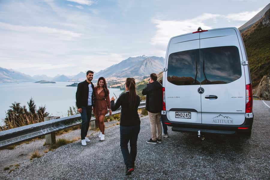 From Queenstown: Glenorchy and Paradise Scenic Half-Day Tour - The scenic road from Queenstown to Glenorchy