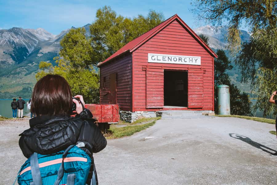 From Queenstown: Glenorchy and Paradise Scenic Half-Day Tour - Glenorchy’s red shed and lakefront
