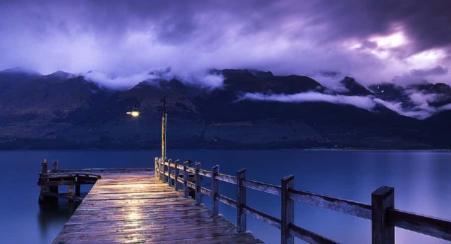 From Queenstown: Lord Of The Rings Tour to Glenorchy - Bennett’s Bluff, Glenorchy Wharf, and the red shed