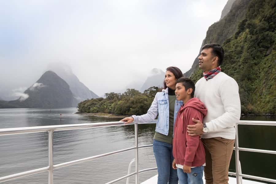 From Queenstown Milford Sound Cruise & Glass-Roof Coach Tour - Milford Sound from the water on Pride of Milford