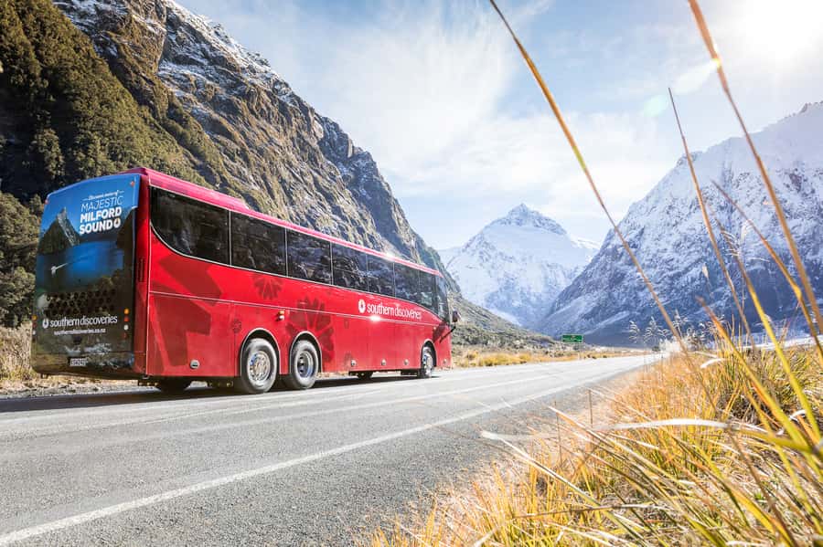 From Queenstown: Milford Sound Day Trip on Premium Coach - The early coach ride from Queenstown