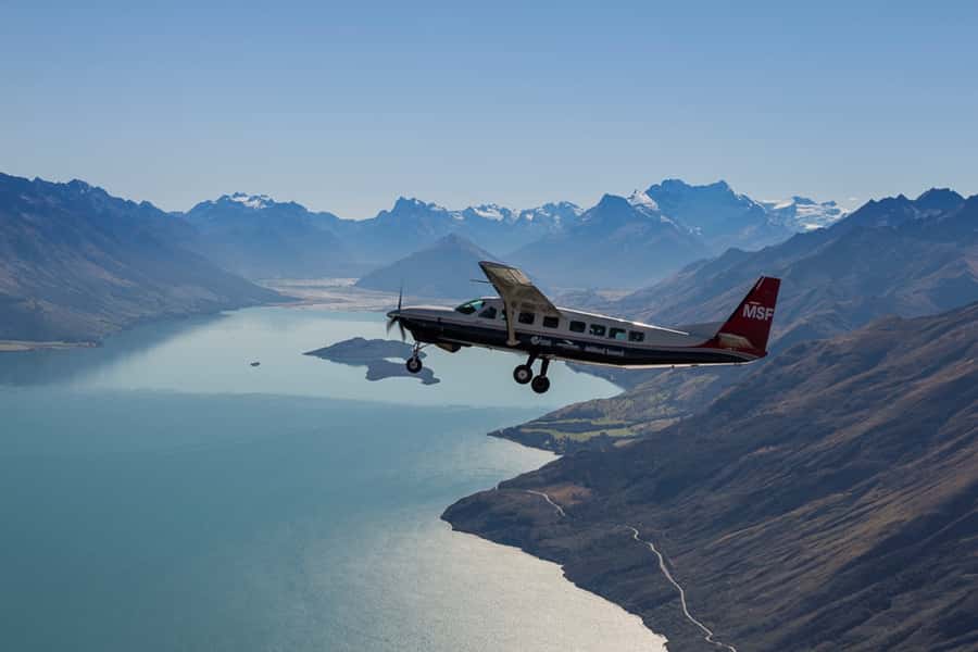 From Queenstown: Milford Sound Day Trip with Cruise & Flight - A two-hour cruise beneath Mitre Peak