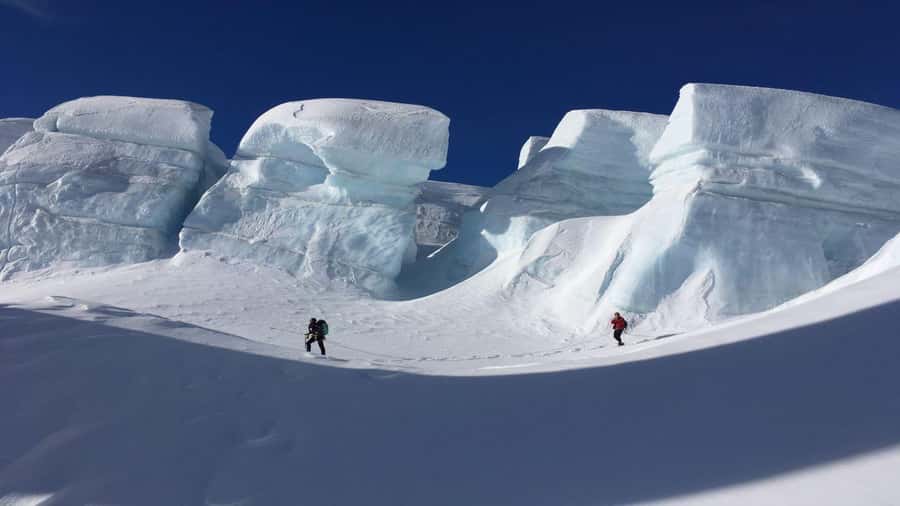 From Queenstown: Mount Cook Heli-Hike and Bus Tour Combo - Lake Pukaki and the approach to Aoraki/Mount Cook