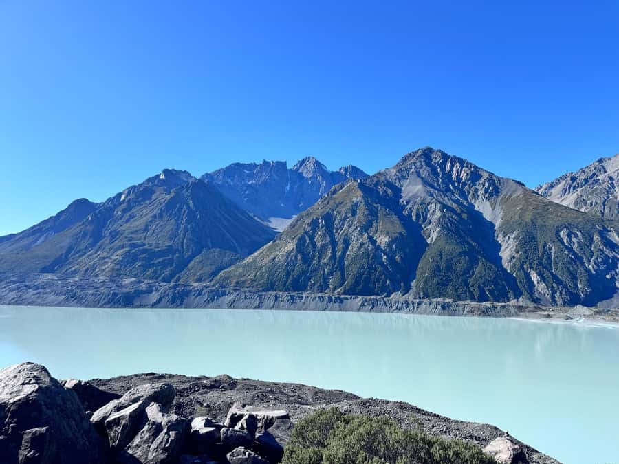 From Queenstown: Mount Cook Scenic Day Tour - High Country Salmon adds a local food stop