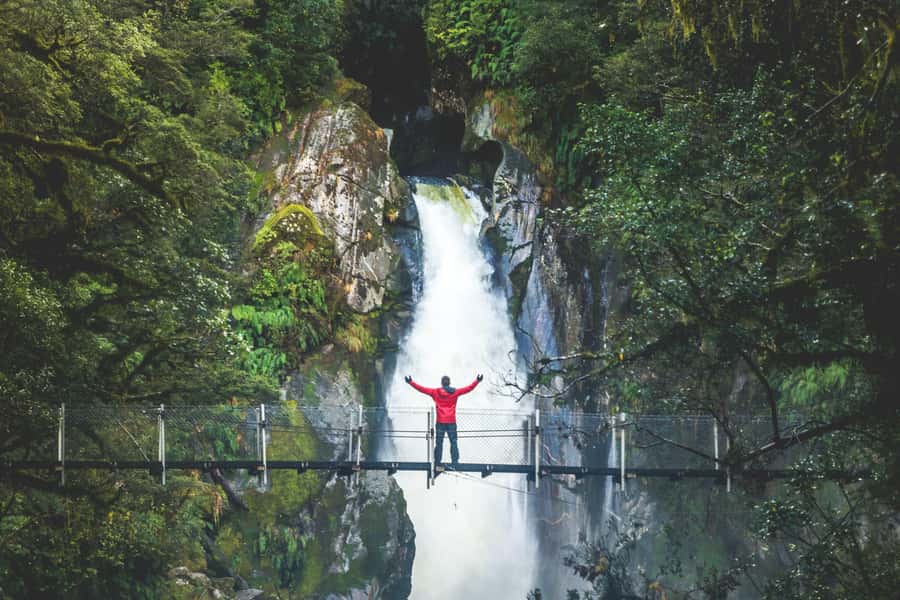 From Te Anau: Milford Sound Cruise & Track Walk by Coach - Arriving at Milford Sound by coach