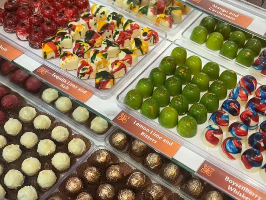 From Wellington: Half-Day Foodie Tour of the Wairarapa - Greytown and the unusual chocolates at Schoc