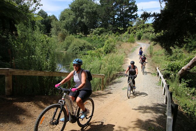 Full Day Ebike Tour in Karangahake Gorge (ex Auckland) - The Waikino to Waihi rail trail