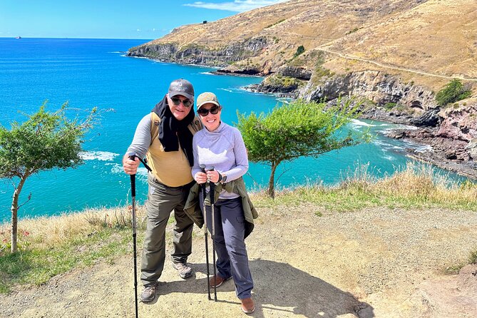 Full Day Guided Walking Tour and Picnic around Godley Head - Taylors Mistake starts the real hike