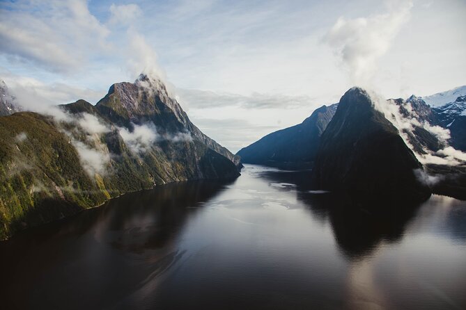 Glacier Galore Helicopter Scenic Flight from Milford Sound - Taking off from Milford Airport