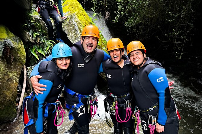 Half-Day Canyoning in Gibbston Valley from Queenstown - Getting suited up before the first obstacle