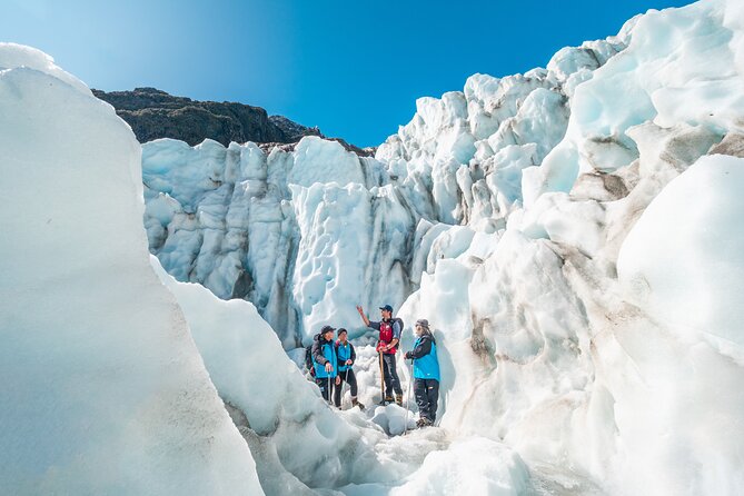 Heli Hike Fox Glacier - Walking across the ice for up to three hours