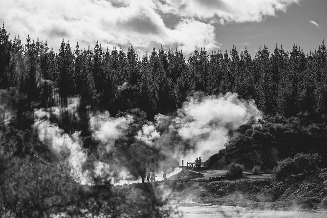 Hell's Gate Geothermal Walk - Following bubbling mud and steaming vents