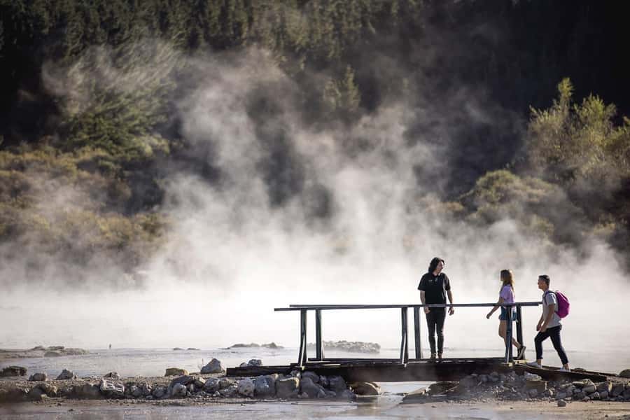 HELL'S GATE Mud Spa, Rotorua - Group Day Tour Ex Auckland - Rotoruas one-hour driving tour