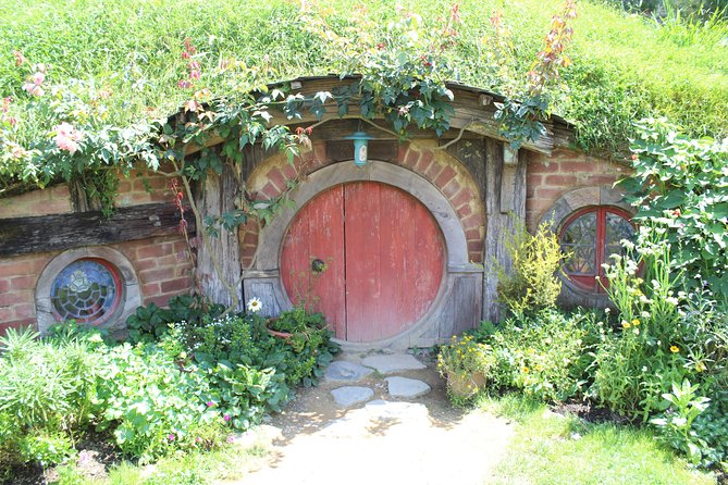 Hobbiton Afternoon Tour in Luxury Minibus from Auckland - Walking through Hobbiton’s movie set