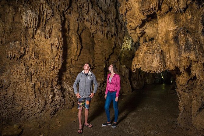 Hobbiton & Waitomo Caves Small Group Tour from Auckland inc Lunch - Going underground at Waitomo Glowworm Caves