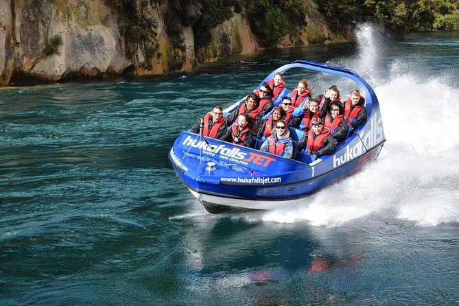 Hukafalls Jet Boat Ride in Taupo - Expect speed, spins, and plenty of spray