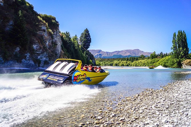 KJet Queenstown Jet Boat Ride on the Kawarau and Shotover Rivers - The Kawarau River adds speed and scenery