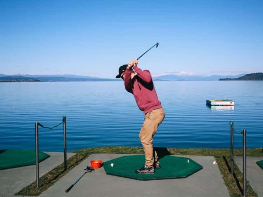 Lake Taupo: Hole in One Golf or Ball Blaster Challenge - A golf challenge built for Lake Taupō
