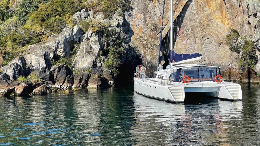 Lake Taupo: Luxury Sailing Catamaran to Māori Rock Carvings - What to bring and how to prepare