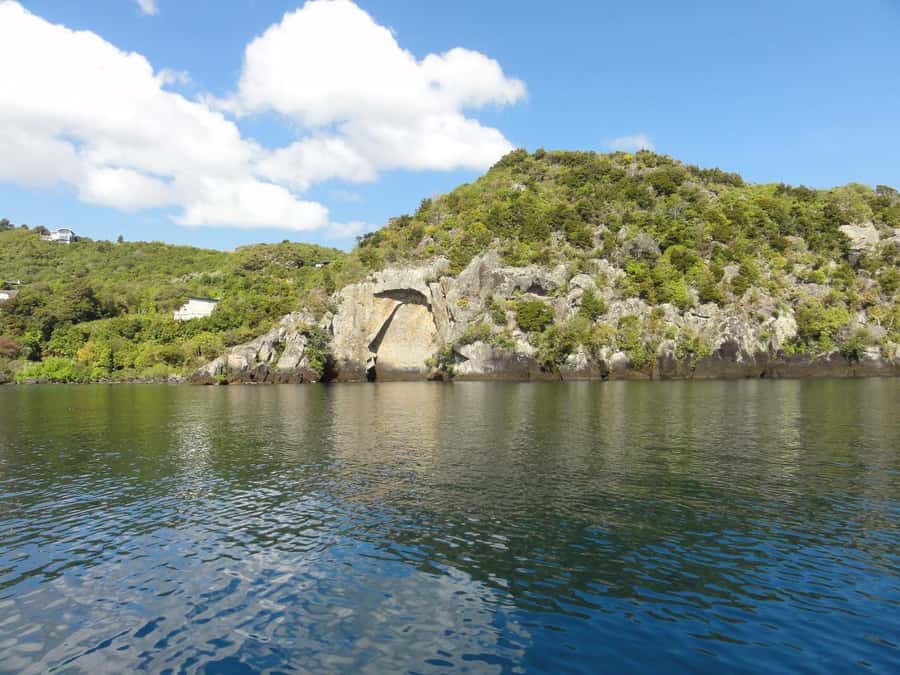 Lake Taupo: Maori Rock Carvings 10.30 AM 1.5-Hour Cruise - The optional trout fishing demonstration