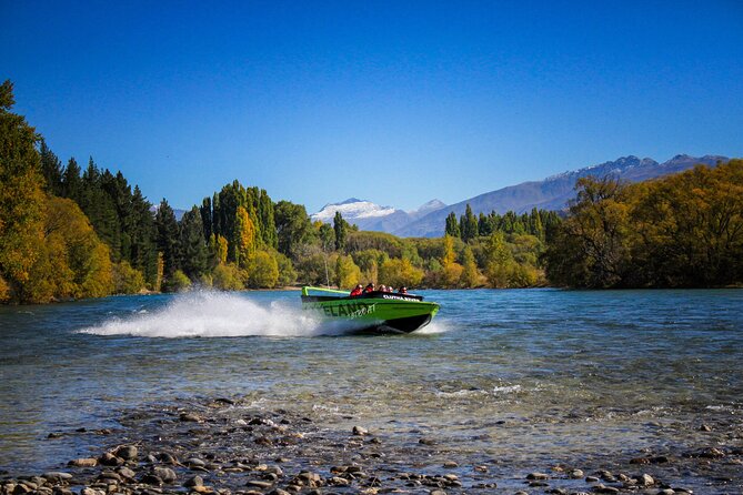 Lakeland Jet Boat Adventure - Clutha River - Entering the Clutha River near Albert Town