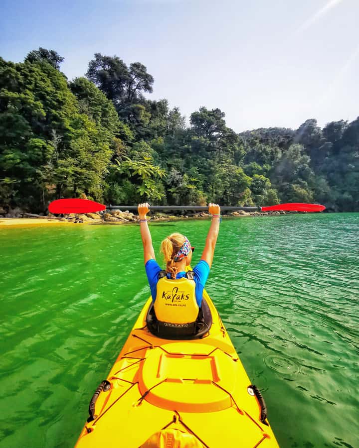 Mārahau: Abel Tasman Marine Reserve Kayak Tour - Water taxi travel into the park