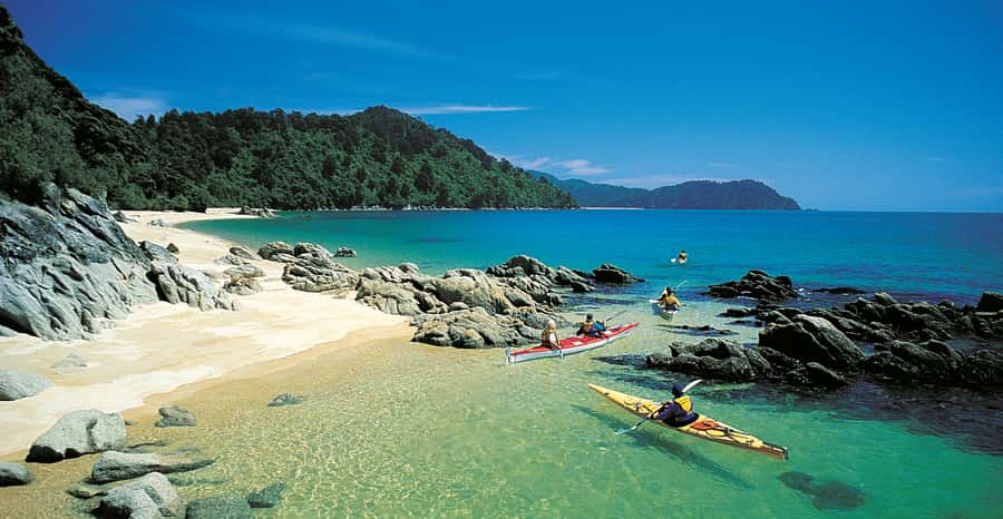 Mārahau: Abel Tasman Marine Reserve Kayak Tour - Onetahuti to Anchorage, the second route