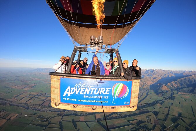 Methven-Mt Hutt Scenic Hot Air Balloon Flight - The lower second half shows Canterbury better
