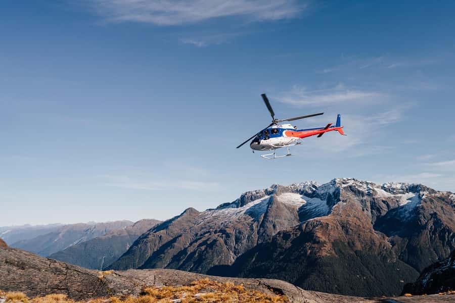 Milford Sound: 1.5-Hour Helicopter Tour with Two Landings - The second landing in a remote alpine setting