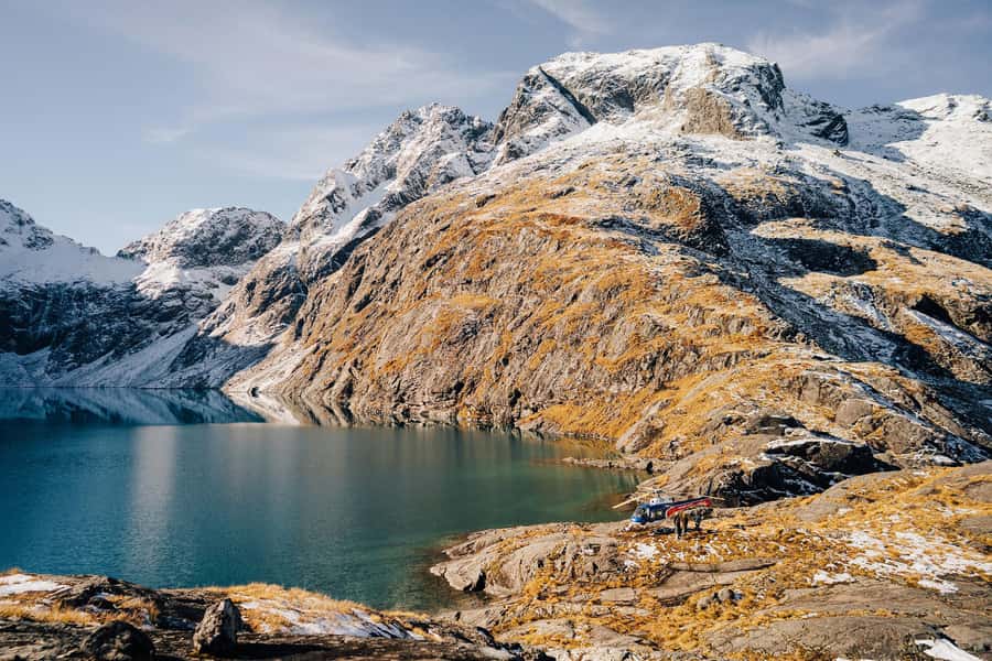 Milford Sound: 1.5-Hour Helicopter Tour with Two Landings - The return flight to Queenstown