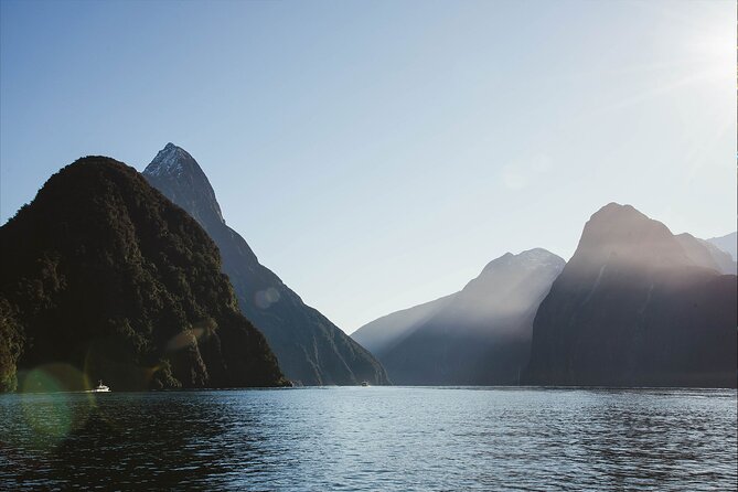 Milford Sound Business Class from Queenstown Cruise Lunch - Through the Homer Tunnel into Milford Sound