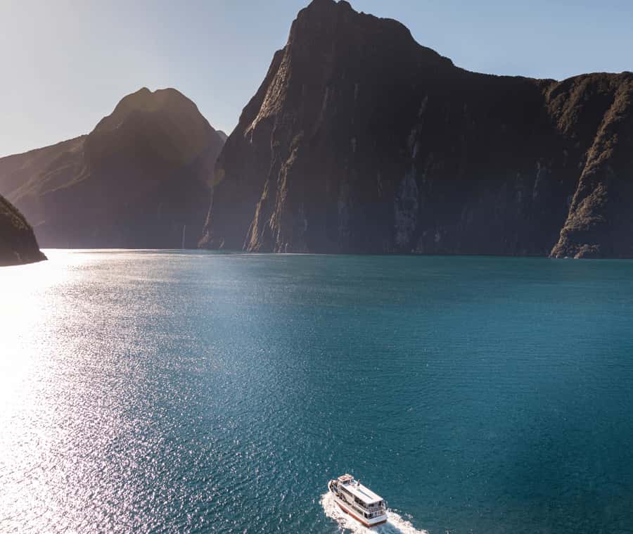 Milford Sound: Discover More on Our Longest Cruise - Setting out beneath Milford Sound’s giant cliffs