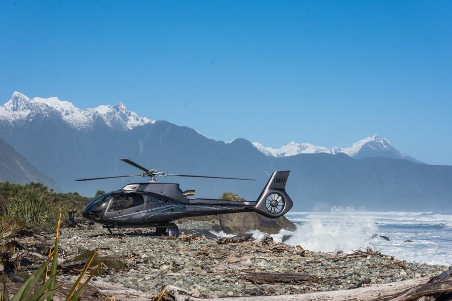 Milford Sound Extended Helicopter Flight & 3 Landings - Flying the full 16 kilometres of Milford Sound