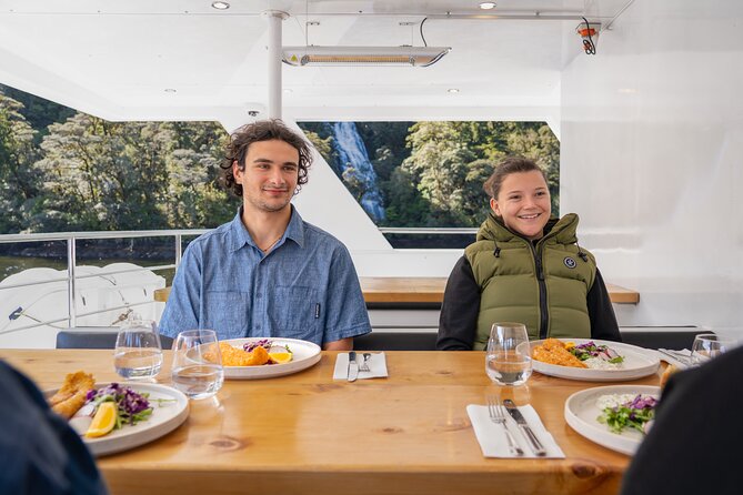 Milford Sound Luxury Lunch Cruise onboard The Fiordland Jewel - Check-in at noon and an easy 12:30pm departure