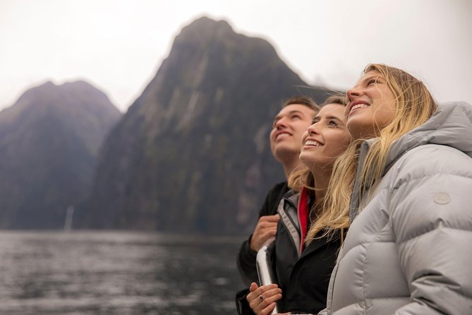 Milford Sound Nature Cruise with Southern Discoveries - Stirling Falls and the glacial facial