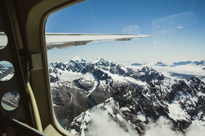 Milford Sound Scenic Flight from Queenstown - The return route brings Sutherland and Stirling Falls