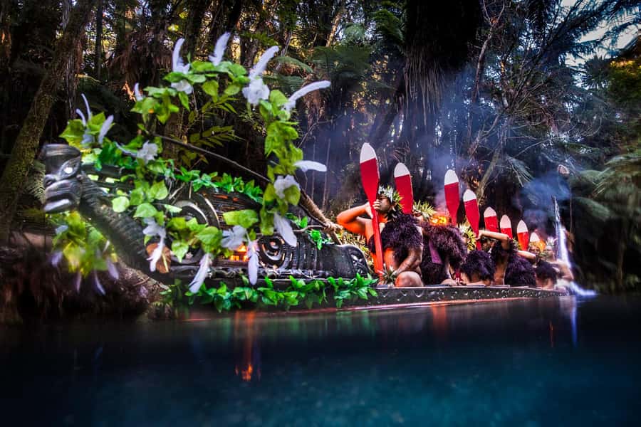 Mitai Maori Village: Cultural Experience and Dinner Buffet - The Waka on the Wai-o-whiro Stream