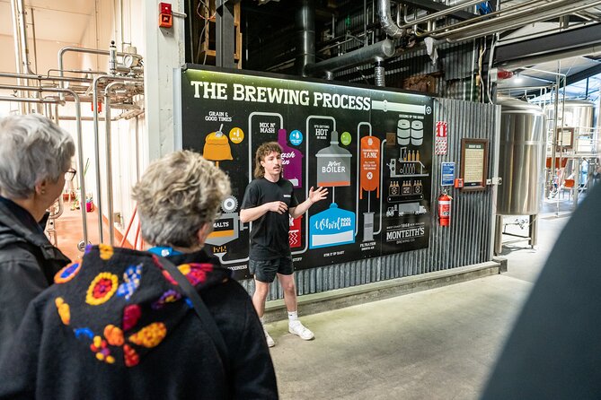 Monteith's Brewery Tour - A late afternoon stop before dinner