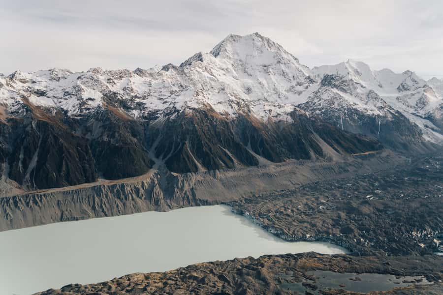 Mount Cook: Helicopter Flight with Alpine Landing - Taking off from Aoraki / Mount Cook Village