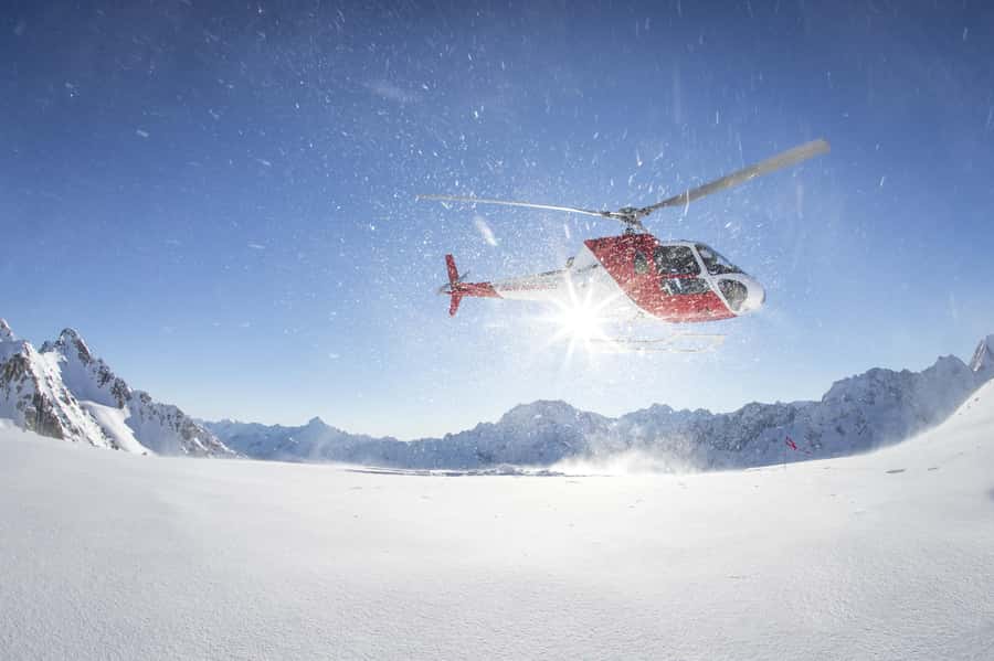 Mount Cook: Tasman Glacier and West Coast Helicopter Flight - The First View: Tasman Glacier Lake