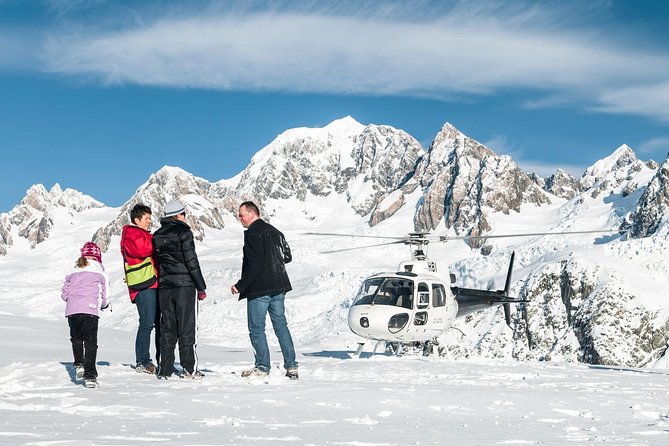 Mt Cook and Fox Glacier with snow landing (allow 30 mins - departs Fox Glacier) - Key points at a glance