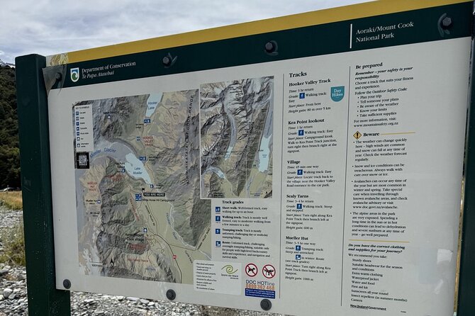 Mt. Cook Full Day Group Tour via Tekapo from Christchurch - Hooker Valley gives you a short mountain walk