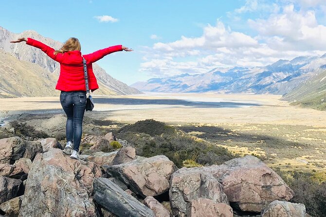 Mt Cook Tour & Ultimate Alpine Experience Combo from Queenstown - Standing on the Tasman Glacier