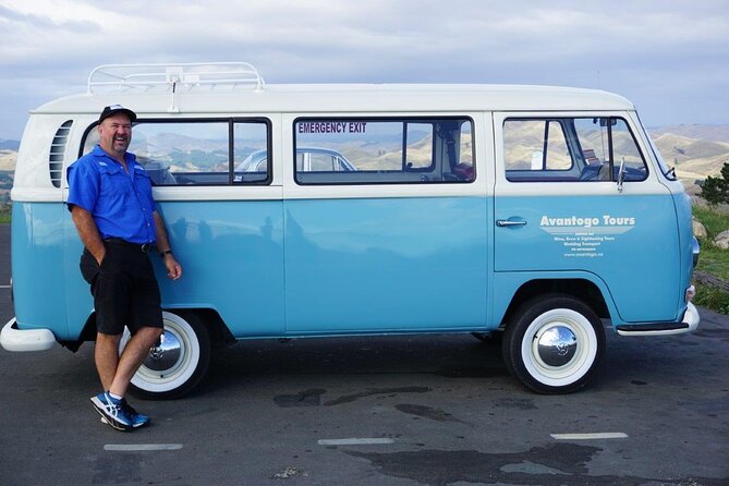 Napier and Hawkes Bay Scenic and Art Deco Tour by VW Kombi - Coastal roads and the Tuki Tuki Valley