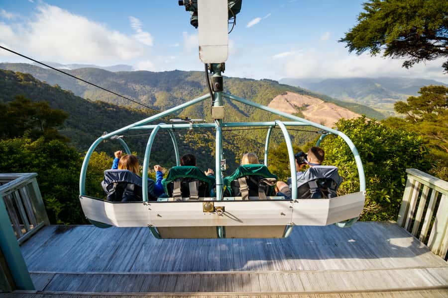 Nelson: Cable Bay Adventure Park Skywire Experience - The return journey makes this Skywire different