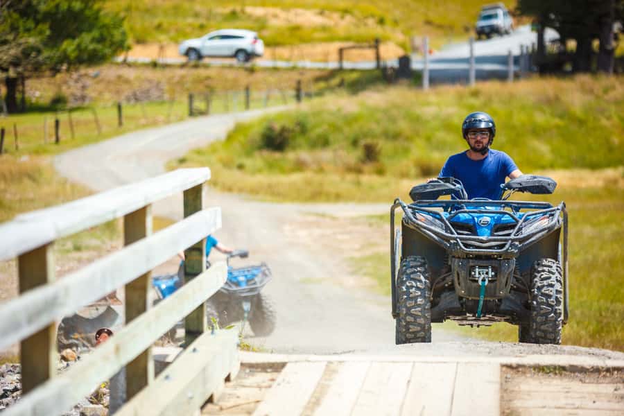 Nelson: Guided Quad Biking Tour Through Forest and Farmland - The safety briefing and practice session