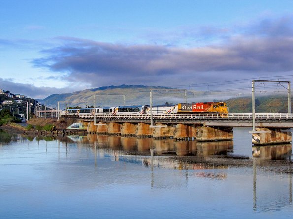 Northern Explorer Train Journey from Auckland to Wellington - From the Central Plateau toward the coast