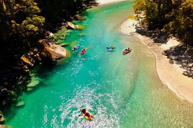 Packraft Wanaka - Learning to paddle before the white-water