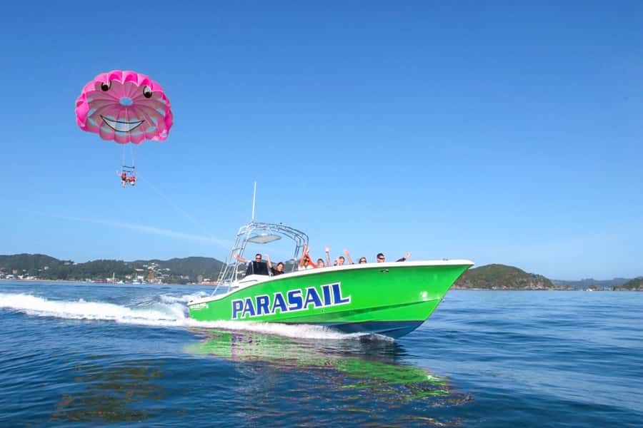 Paihia: Bay of Islands Parasailing Flight - What the return feels like